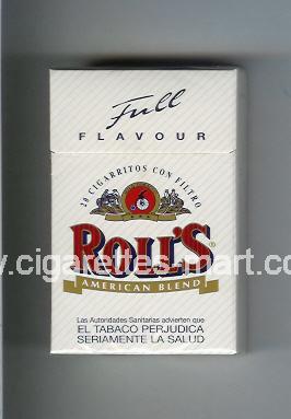 Roll`s (design 1A) (Full Flavour / American Blend) ( hard box cigarettes )